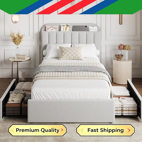 Platform twin bed frame - platform,