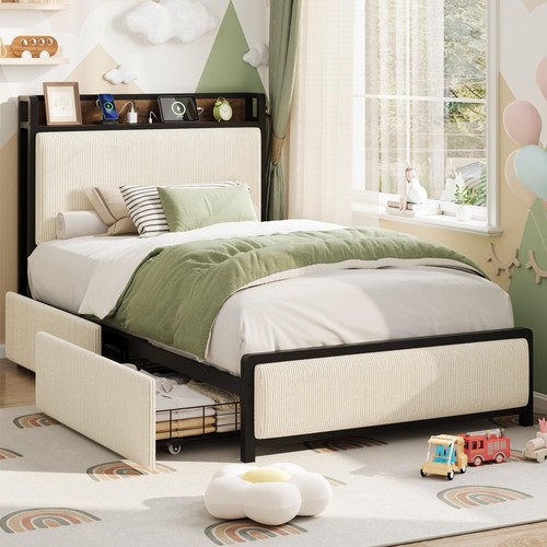 Twin size bed - twin, with